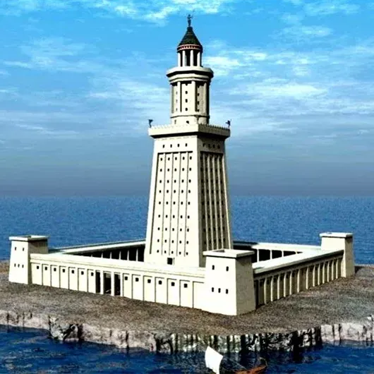 A scenic view of Lighthouse of Alexandria A scenic view of Lighthouse of Alexandria