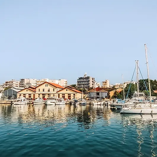 A scenic view of sea port of Alexandroupolis Evros A scenic view of sea port of Alexandroupolis Evros
