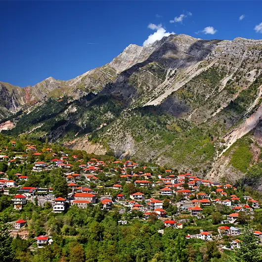 A scenic view of Theodoriana village A scenic view of Theodoriana village