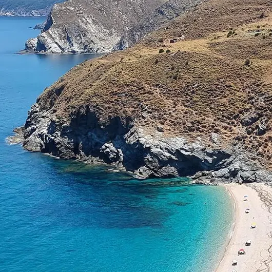 Μια όμορφη θέα της παραλίας Γιαννίτσα Μια όμορφη θέα της παραλίας Γιαννίτσα