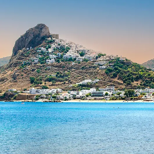 A scenic view of Skyros island in Sporades A scenic view of Skyros island in Sporades