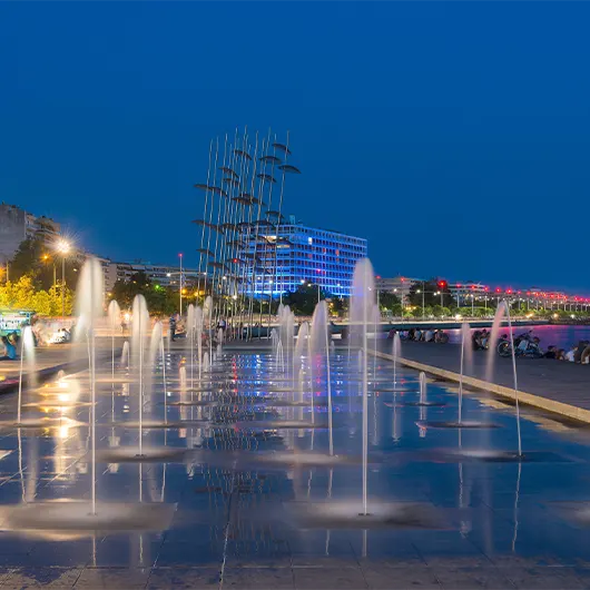 A scenic view of Thessaloniki A scenic view of Thessaloniki