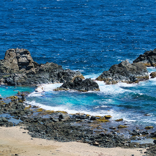 Scenic view of Conchi Natural Pool Scenic view of Conchi Natural Pool