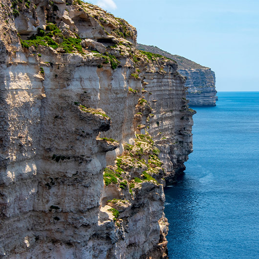 Scenic view of Dingli Cliffs Scenic view of Dingli Cliffs