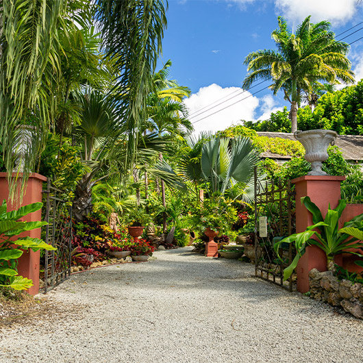 Scenic view of Hunte's Gardens Scenic view of Hunte's Gardens