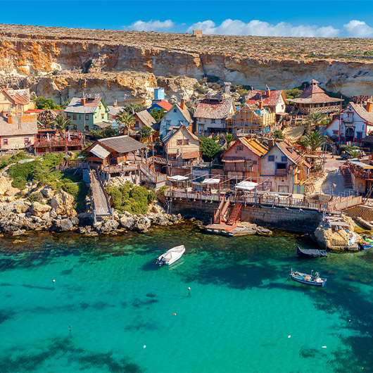 Scenic view of Popeye Village Scenic view of Popeye Village