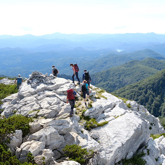Scenic view of Risnjak National Park Scenic view of Risnjak National Park