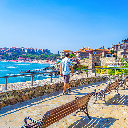 Scenic view of Sozopol Scenic view of Sozopol
