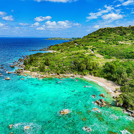 Scenic view of the Beaches of Okinawa Scenic view of the Beaches of Okinawa