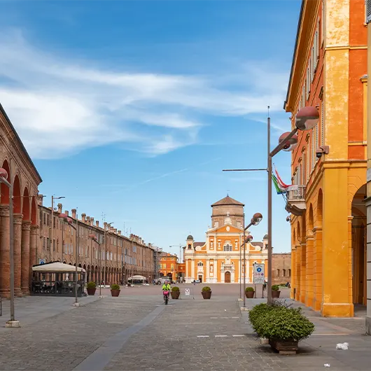 Una bella vista dell’antica Piazza dei Martiri Una bella vista dell’antica Piazza dei Martiri