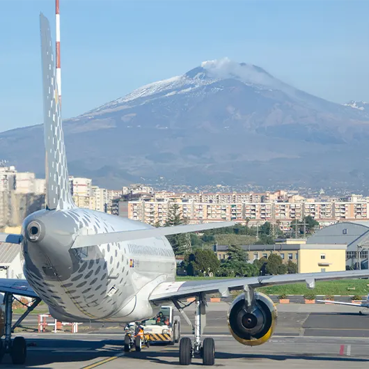 Una bella vista dell’aeroporto di Catania Una bella vista dell’aeroporto di Catania