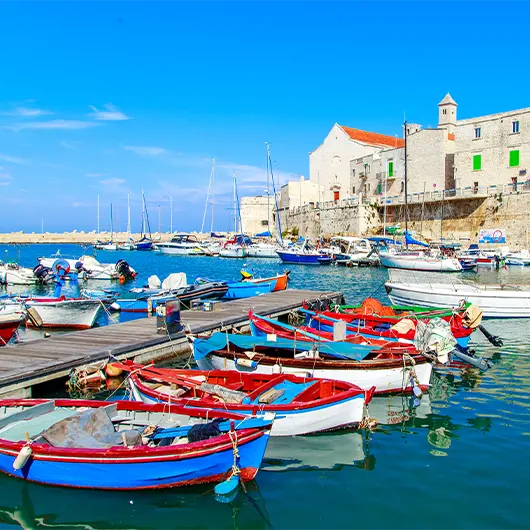 A scenic view of small port Giovinazzo A scenic view of small port Giovinazzo