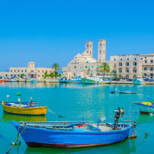 A scenic view of port of Molfetta A scenic view of port of Molfetta