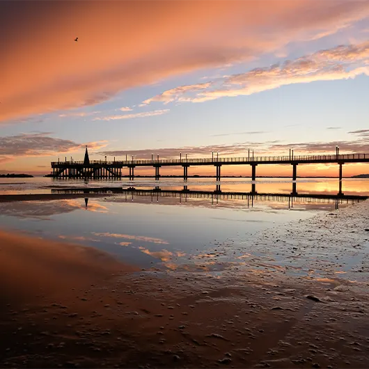Une belle vue de la jetée de Francavilla al Mare Une belle vue de la jetée de Francavilla al Mare