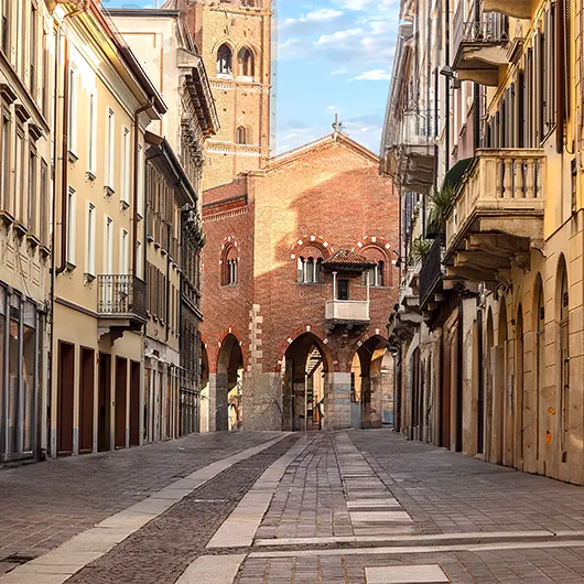 A scenic view of Arengario in the centre of Monza A scenic view of Arengario in the centre of Monza