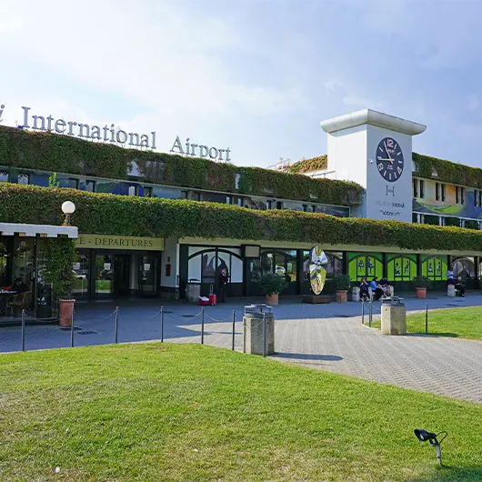 A scenic view of Pisa Airport A scenic view of Pisa Airport