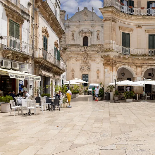 Una bella vista di Piazza Maria Immacolata Una bella vista di Piazza Maria Immacolata