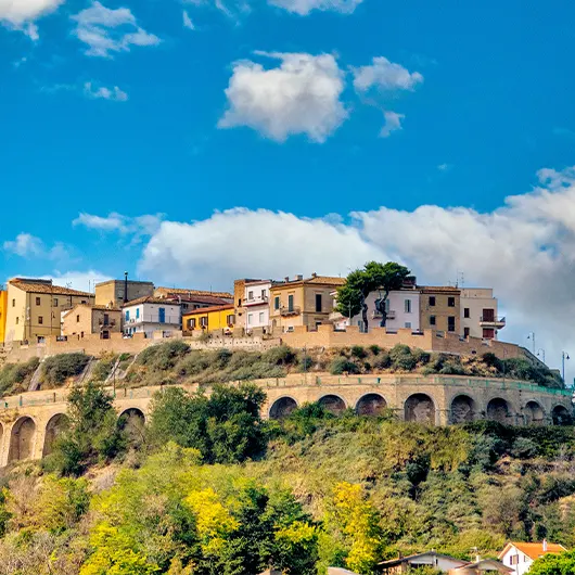 A scenic view of Historic centre of Silvi Paese A scenic view of Historic centre of Silvi Paese