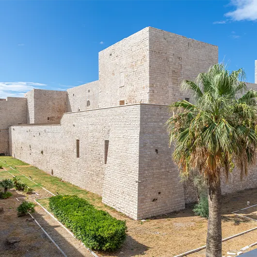 A scenic view of Castello Svevo di Trani A scenic view of Castello Svevo di Trani