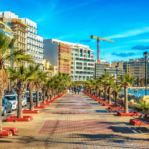 Sliema promenade Sliema promenade