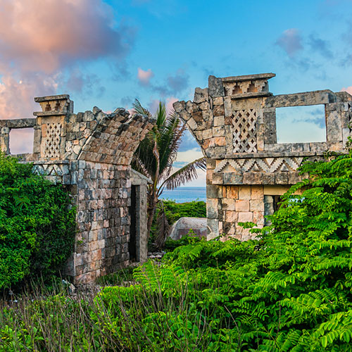 le temple de Ixchel Isla Mujeres mexique le temple de Ixchel Isla Mujeres mexique