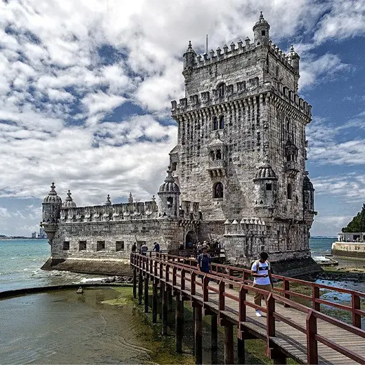 A Scenic View of Belém Tower A Scenic View of Belém Tower