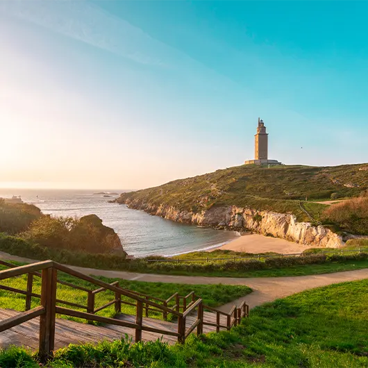 A Scenic View of Hercules Tower A Scenic View of Hercules Tower