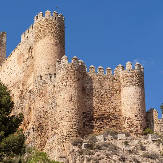 A Scenic View of Almansa Castle A Scenic View of Almansa Castle