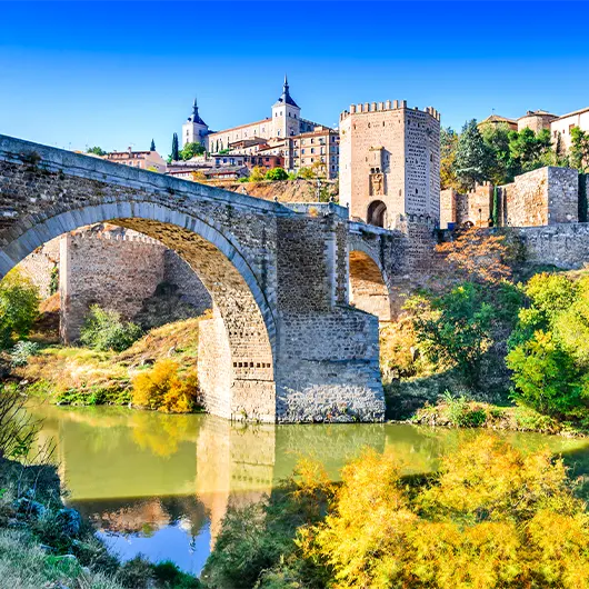 A Scenic View of Puente de Alcantara A Scenic View of Puente de Alcantara