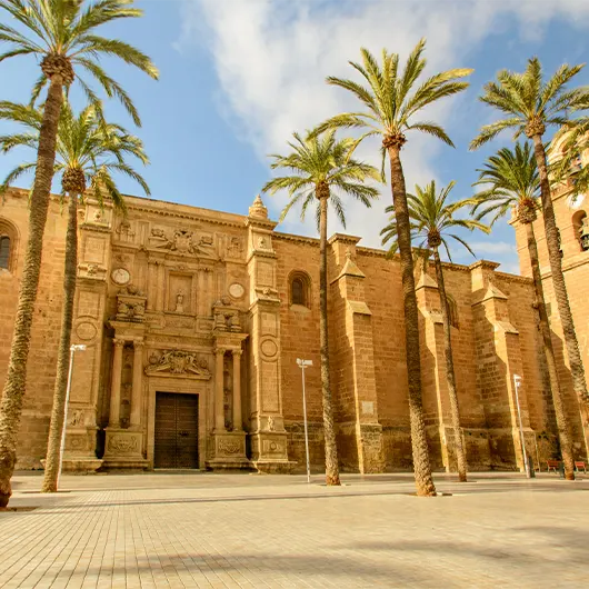 A Scenic View of Cathedral of Almeria City A Scenic View of Cathedral of Almeria City