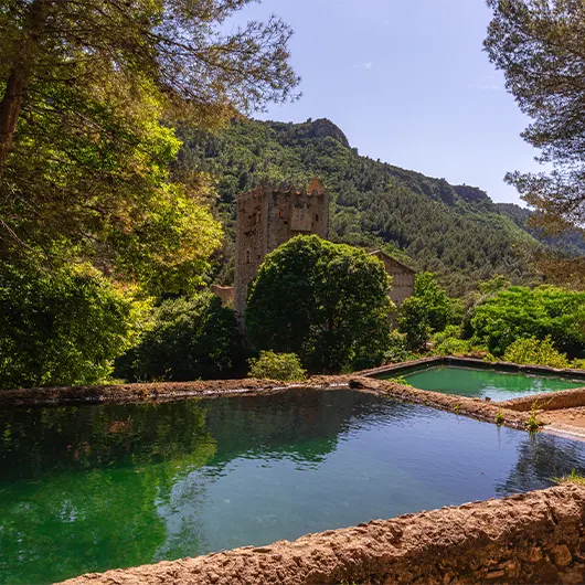 A Scenic View of Monastery of La Murta A Scenic View of Monastery of La Murta
