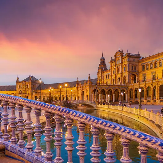 Una vista bonita de la Plaza de España Una vista bonita de la Plaza de España