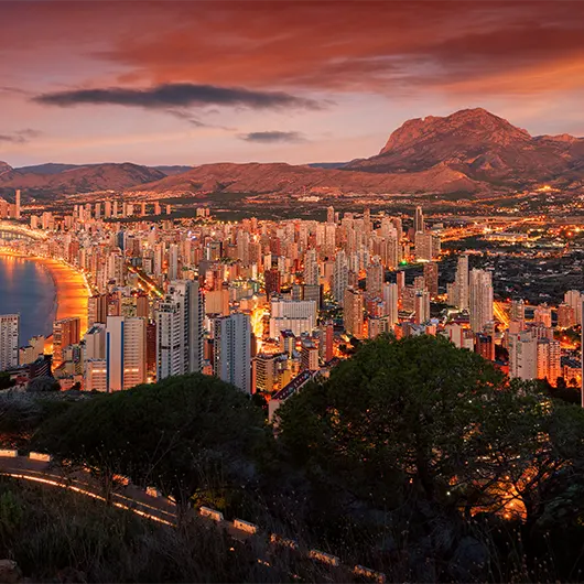 A Scenic View of Benidorm A Scenic View of Benidorm