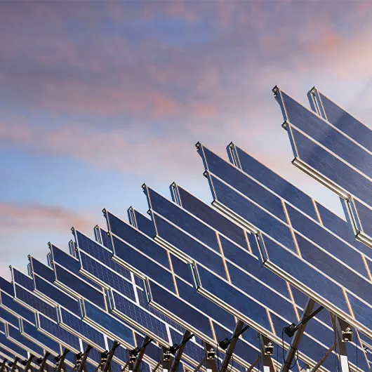 A Scenic View of Photovoltaic Plant A Scenic View of Photovoltaic Plant