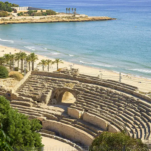 A Scenic View of Roman Amphitheater A Scenic View of Roman Amphitheater