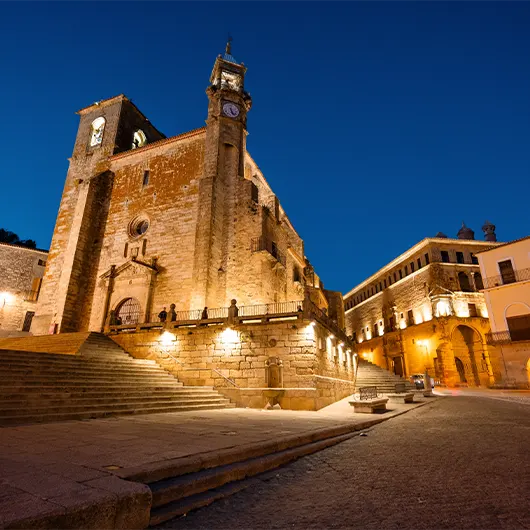 A Scenic View of Trujillo Medieval Village A Scenic View of Trujillo Medieval Village