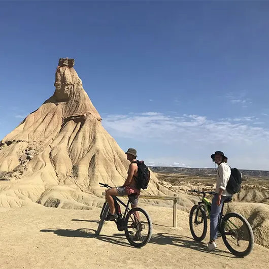 Una vista bonita de Bardenas Bike Una vista bonita de Bardenas Bike