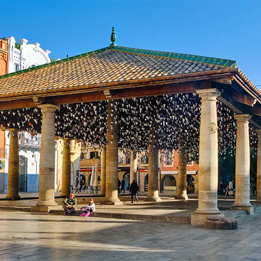 A Scenic View of La Porxada Square A Scenic View of La Porxada Square