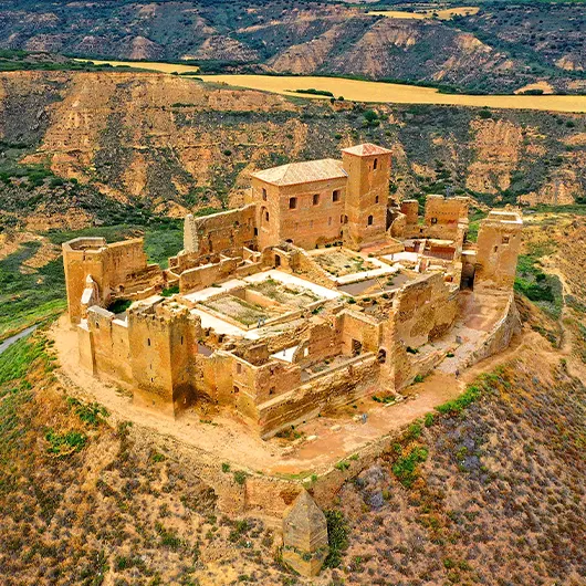 A Scenic View of Montearagon Castle A Scenic View of Montearagon Castle