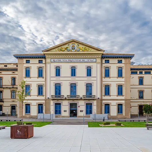 A Scenic View of Provincial Children's Residence Building A Scenic View of Provincial Children's Residence Building