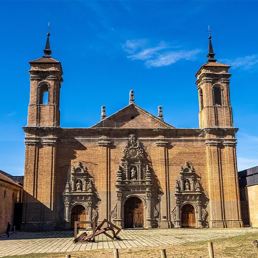 A Scenic View of Royal Monastery Of San Juan De La Pena A Scenic View of Royal Monastery Of San Juan De La Pena