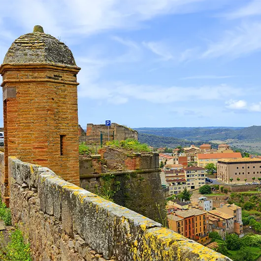A Scenic View of Castle of Llivia A Scenic View of Castle of Llivia