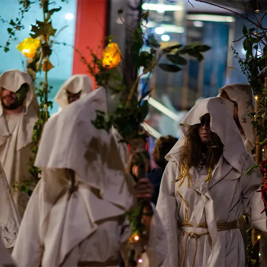 A Scenic View of Traditional Spanish Halloween Carnival A Scenic View of Traditional Spanish Halloween Carnival