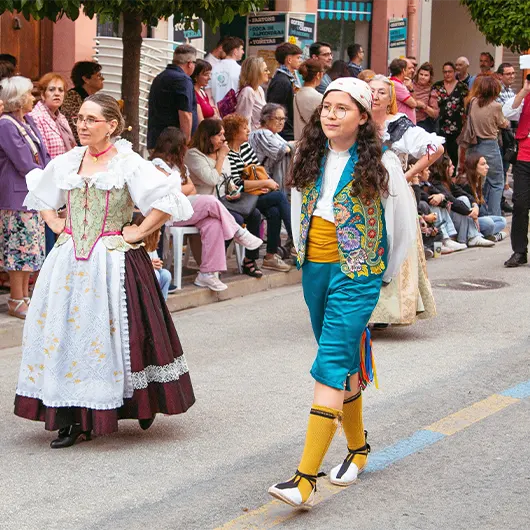 A Scenic View of Parade in honor of Santa Marta A Scenic View of Parade in honor of Santa Marta