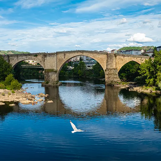 A Scenic View of Ourense bridges A Scenic View of Ourense bridges