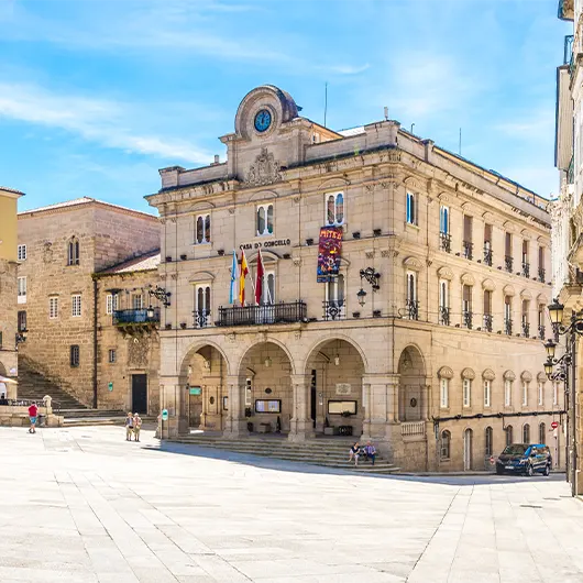 A Scenic View of City hall building of Ourense A Scenic View of City hall building of Ourense