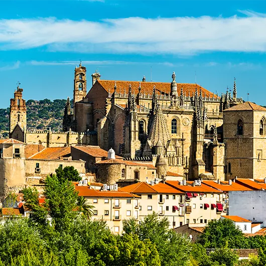 Una vista bonita de la nueva Catedral de Plasencia Una vista bonita de la nueva Catedral de Plasencia