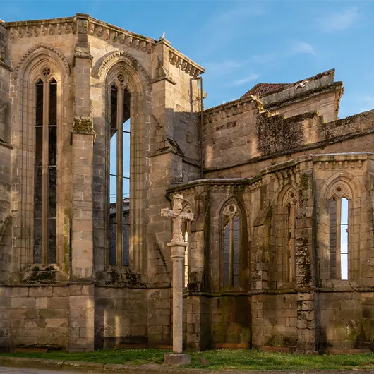Uma bela vista das ruínas de San Domingo Uma bela vista das ruínas de San Domingo