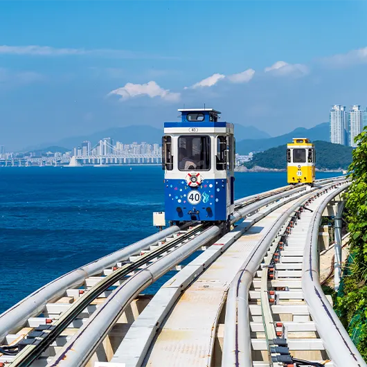 Sky Capsule in Busan Capsule train of the Sky Capsule in Busan