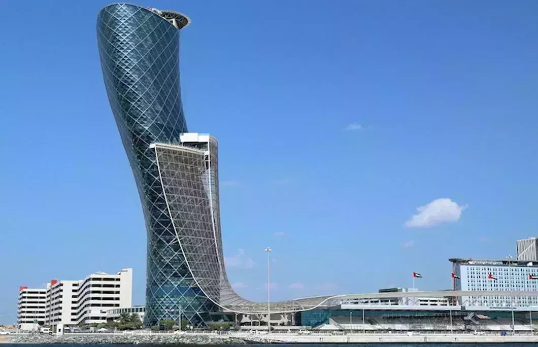 It boasts a building with more lean than the Tower of Pisa